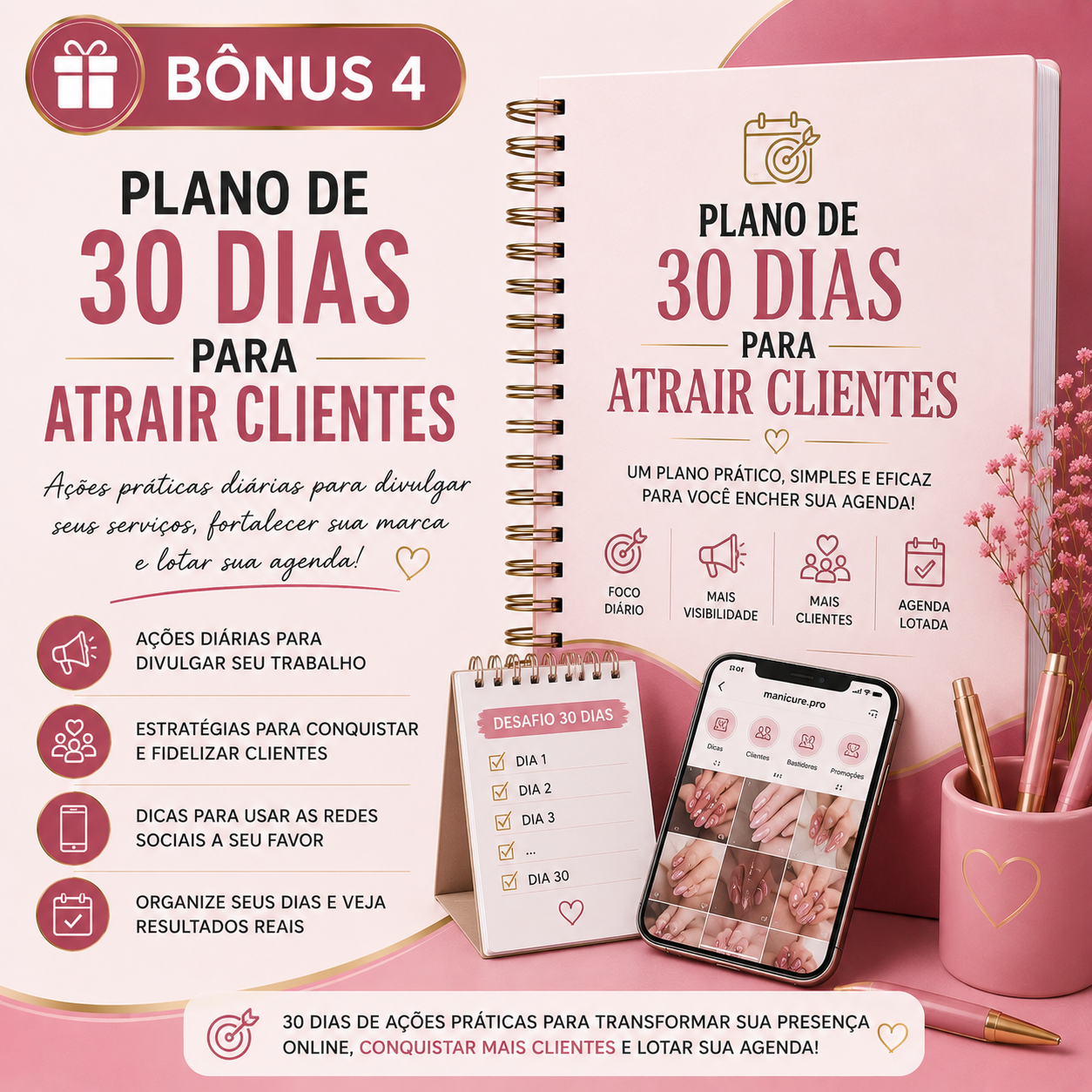 Plano de 30 Dias para Atrair Clientes